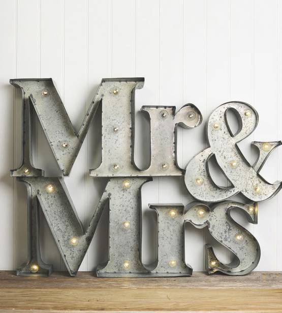 Wedding Lighted Signs